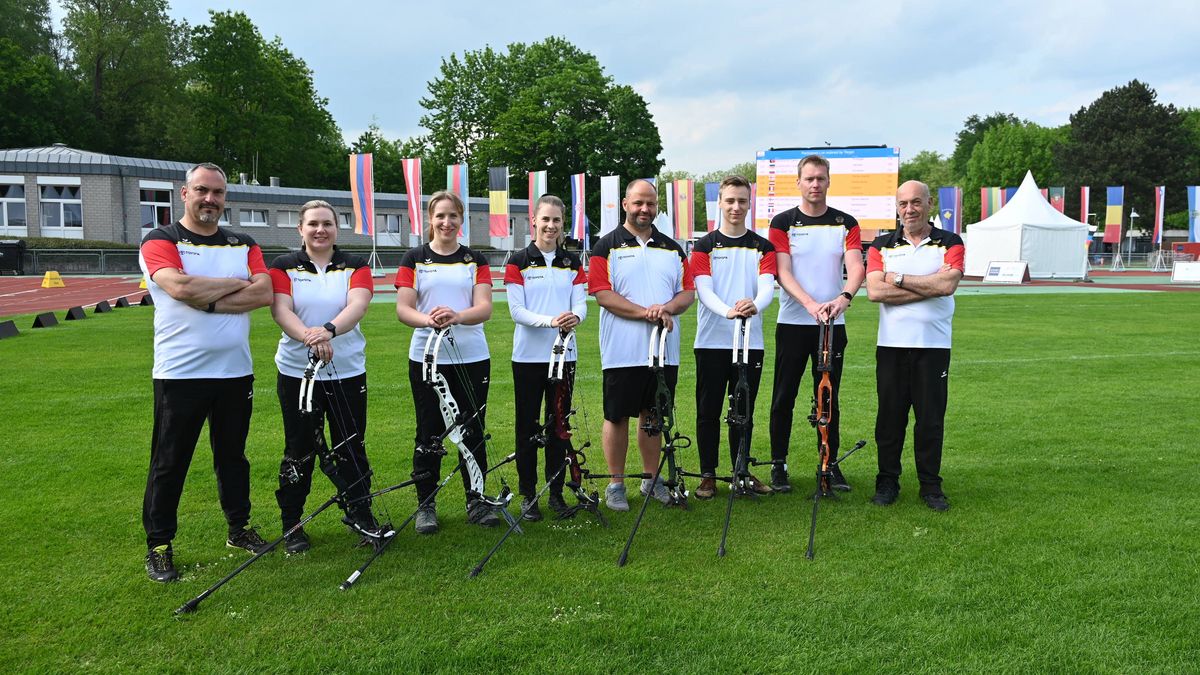 Foto: Eckhard Frerichs / Das deutsche Compoundteam will bei der Heim-EM in Essen vor allem im Mannschaftswettbewerb angreifen.