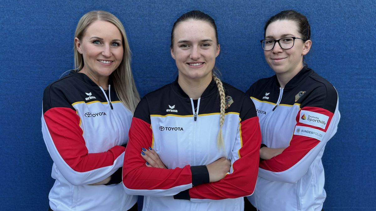 Foto: DSB / Katharina Bauer, Charline Schwarz und Elisa Tartler werden für die EM in Essen zur Nominierung vorgeschlagen.